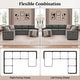 preview thumbnail 7 of 29, U-Shaped Convertible Sectional Sofa Bed with Storage Chaise by Harper&Bright Designs