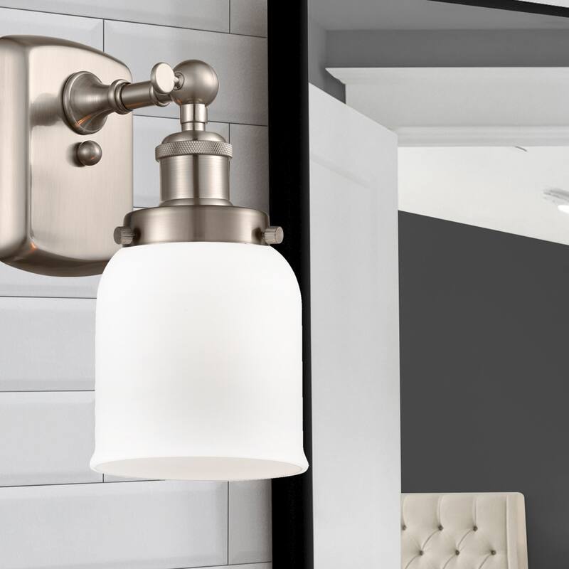 Innovations Lighting Small Bell 5" Wide Bathroom Sconce