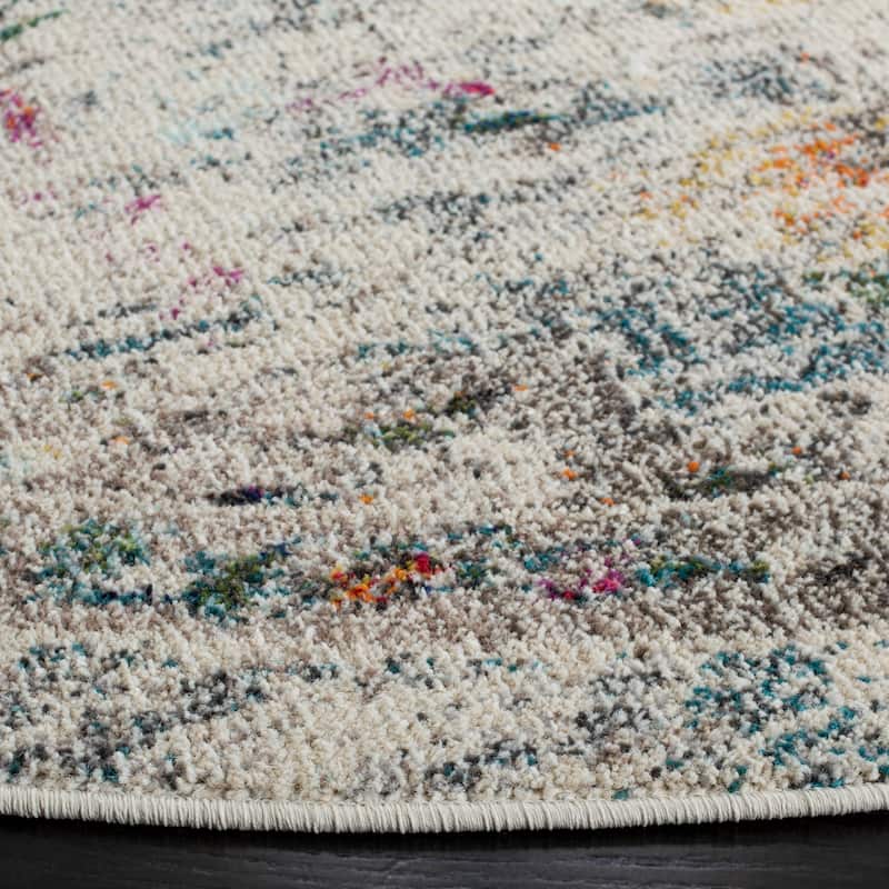 SAFAVIEH Madison Diederike Boho Medallion Distressed Rug