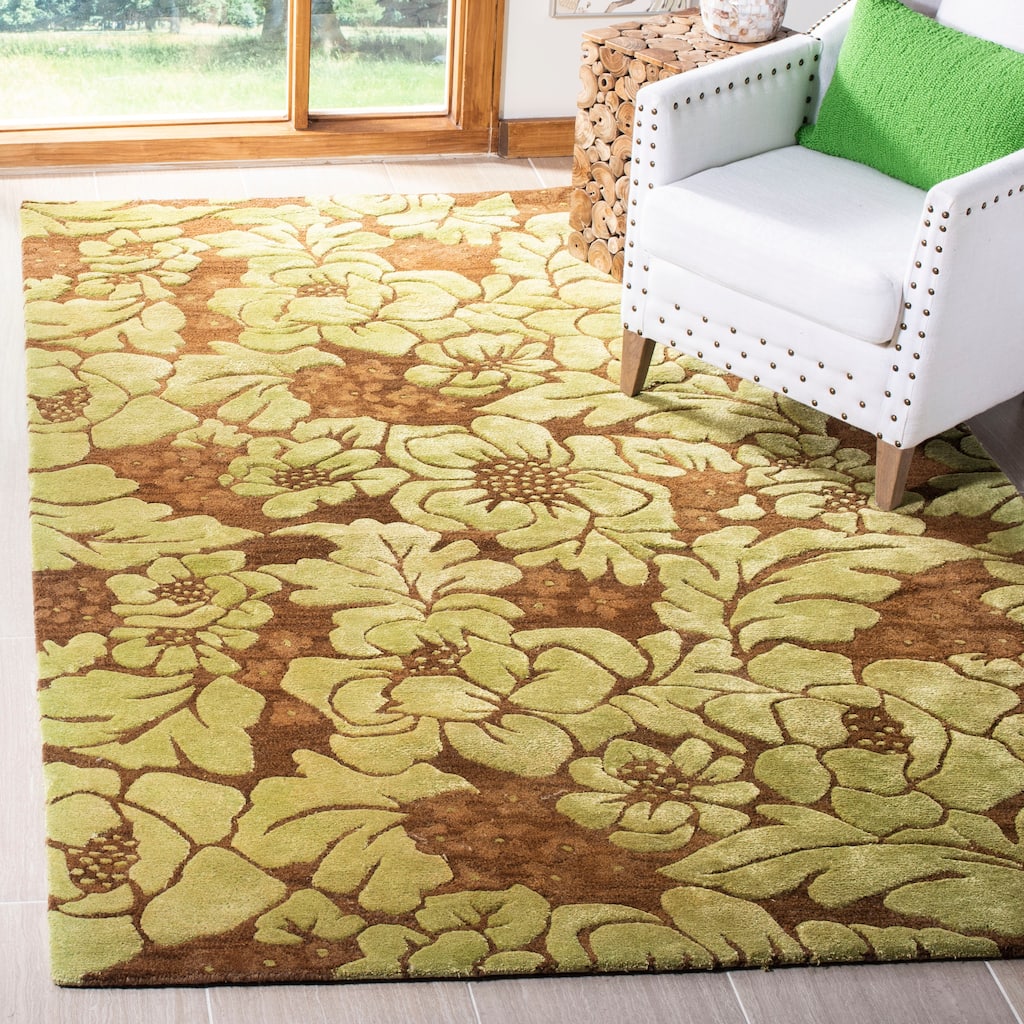 SAFAVIEH Handmade Soho Kriene Garden N.Z. Wool Rug