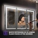 preview thumbnail 61 of 82, Modland 48"-72"W x 36"H Lighted Bathroom Medicine Cabinet with Backlit & Frontlit Modes,Anti-Fog
