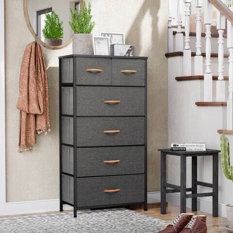6-drawer Chest Vertical Dresser Storage Tower by Crestlive Products