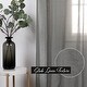 preview thumbnail 32 of 34, Aurora Home Linen-Textured Semi-Sheer Grommet Curtains