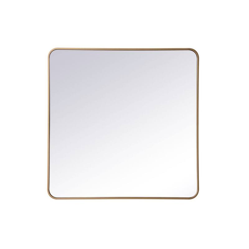 Elegant Lighting MR803636 Evermore 36" W x 36" H Contemporary Square