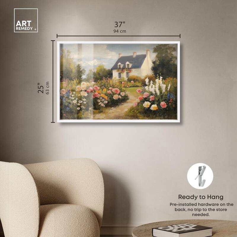 Floral Welcome Shadowbox by Art Remedy