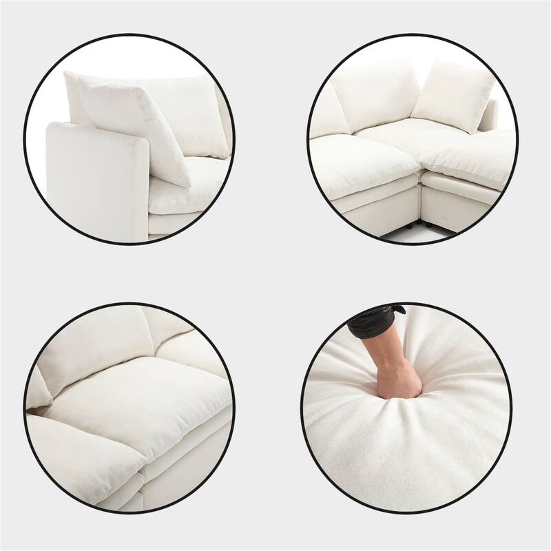 Modern U-shaped Sectional Sofa