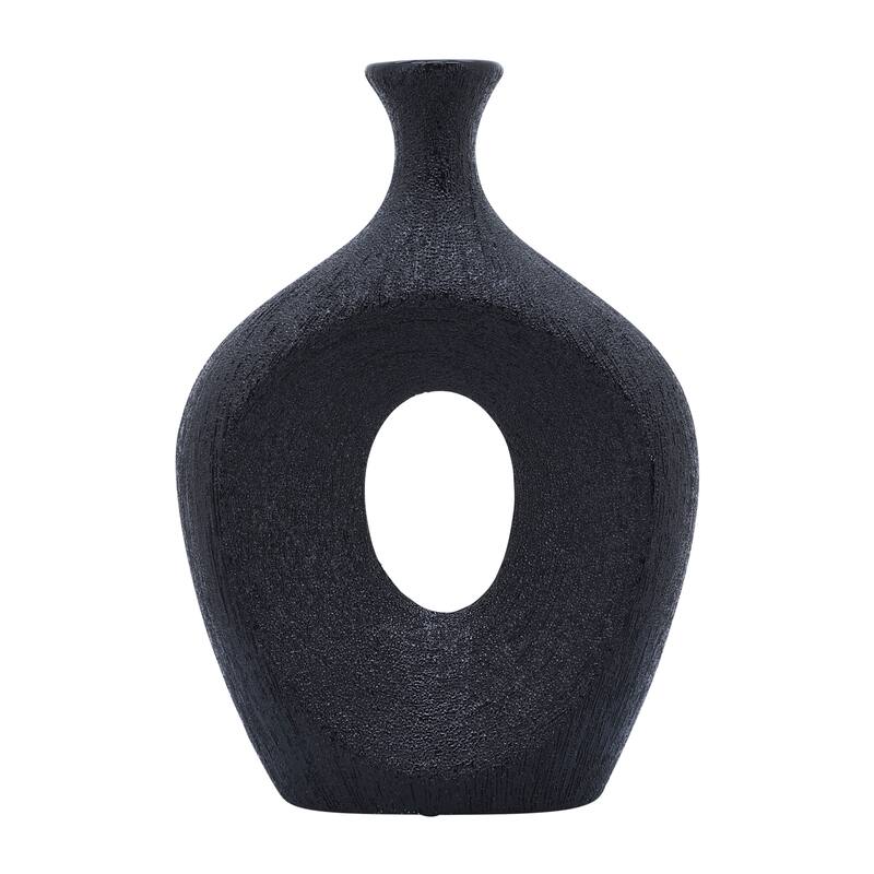 Sagebrook Home Abstract Unique Cut Out Sculptural Vase
