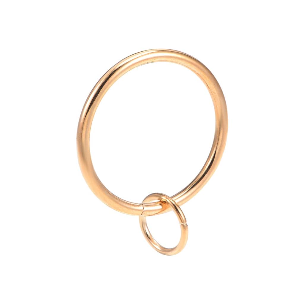 Curtain Rings Metal Drapery Ring for Curtain Rods, 28 Pcs