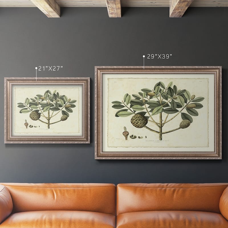 Delicate Botanical IV Premium Framed Canvas- Ready to Hang