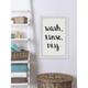 'Wash and Rinse' Framed Painting Print - Bed Bath & Beyond - 36273555