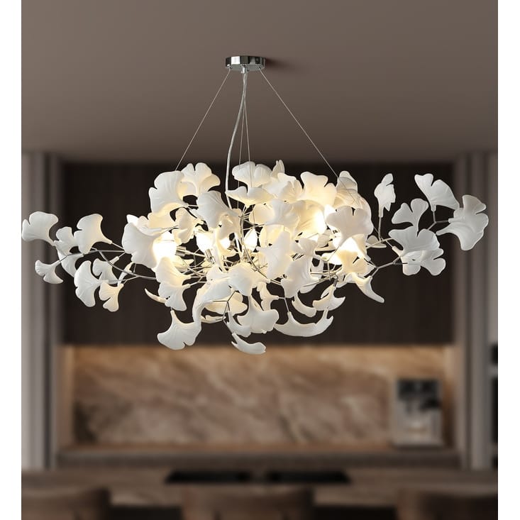 KAYLA Luxury Ginkgo Branch Chandelier for Living Room, Dining Room, Foyer, Kitchen Island