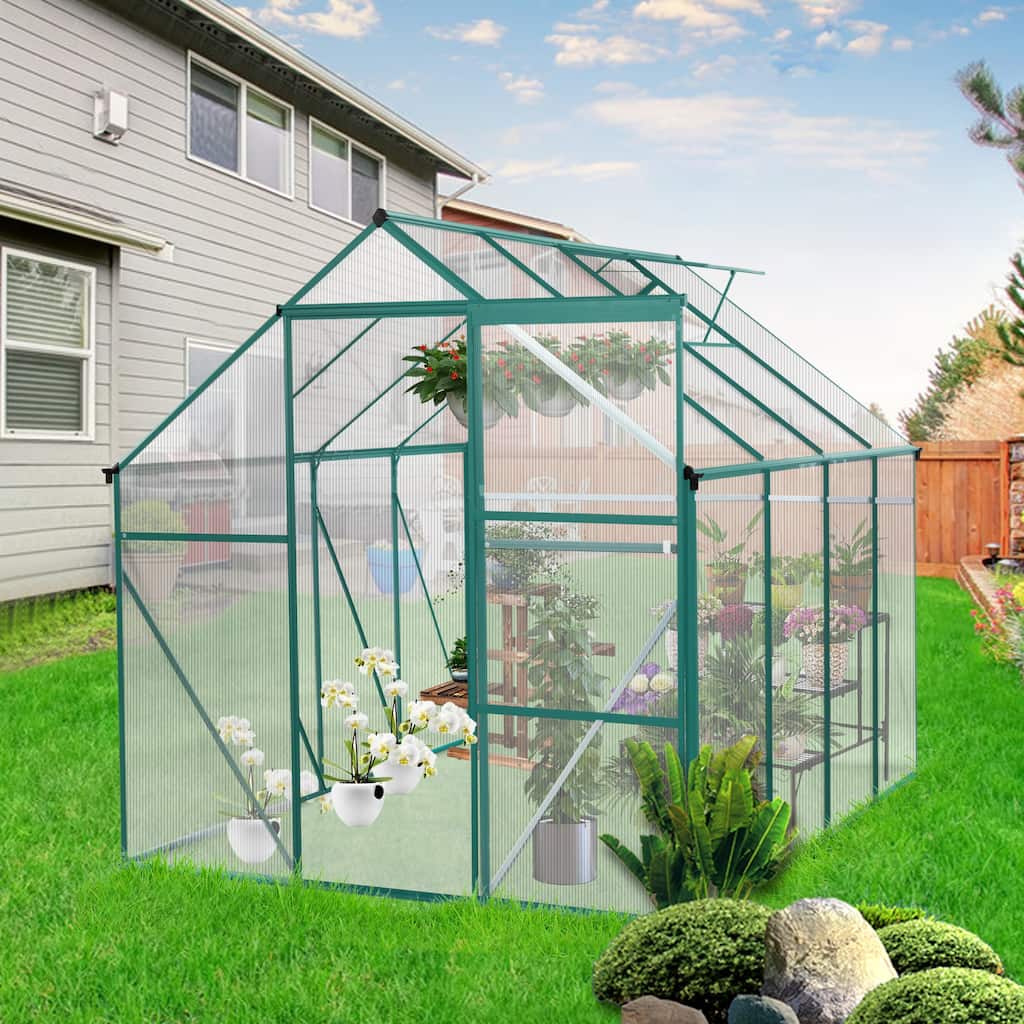 6 x 8 FT Outdoor Patio Greenhouse