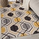 preview thumbnail 23 of 27, World Rug Gallery Contemporary Geometric Stripe Non-Slip Area Rug