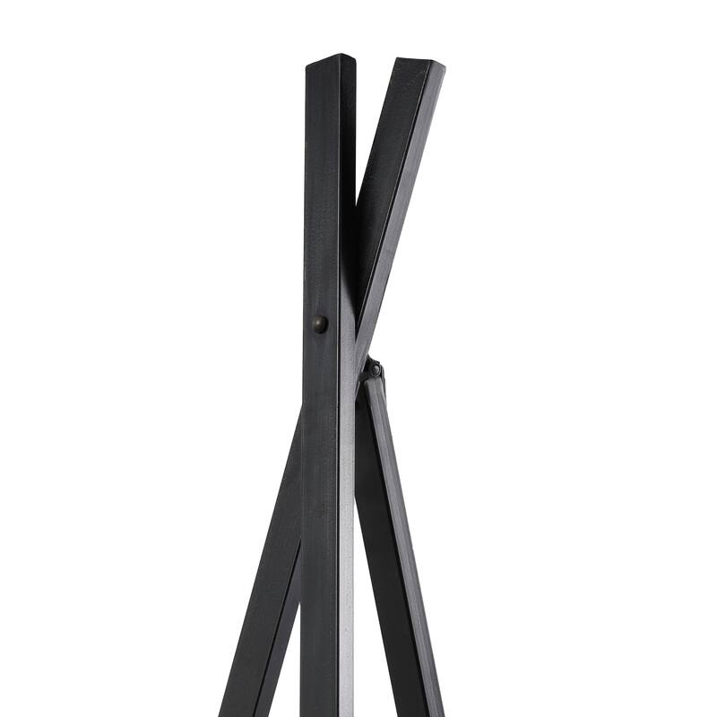 Black Metal Tall Adjustable 2 Tier Display Easel