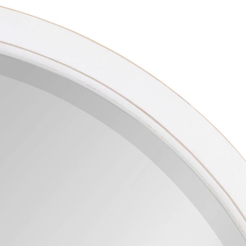 Kate and Laurel Hogan Round Framed Wall Mirror