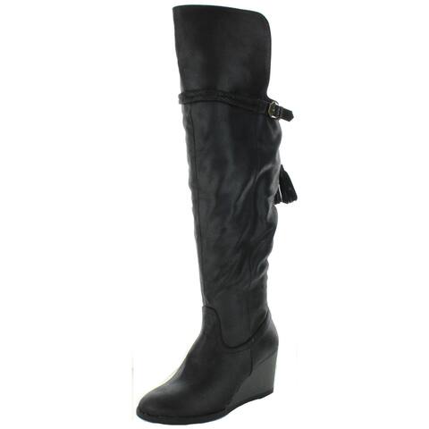 journee collection jezebel women's wedge boots