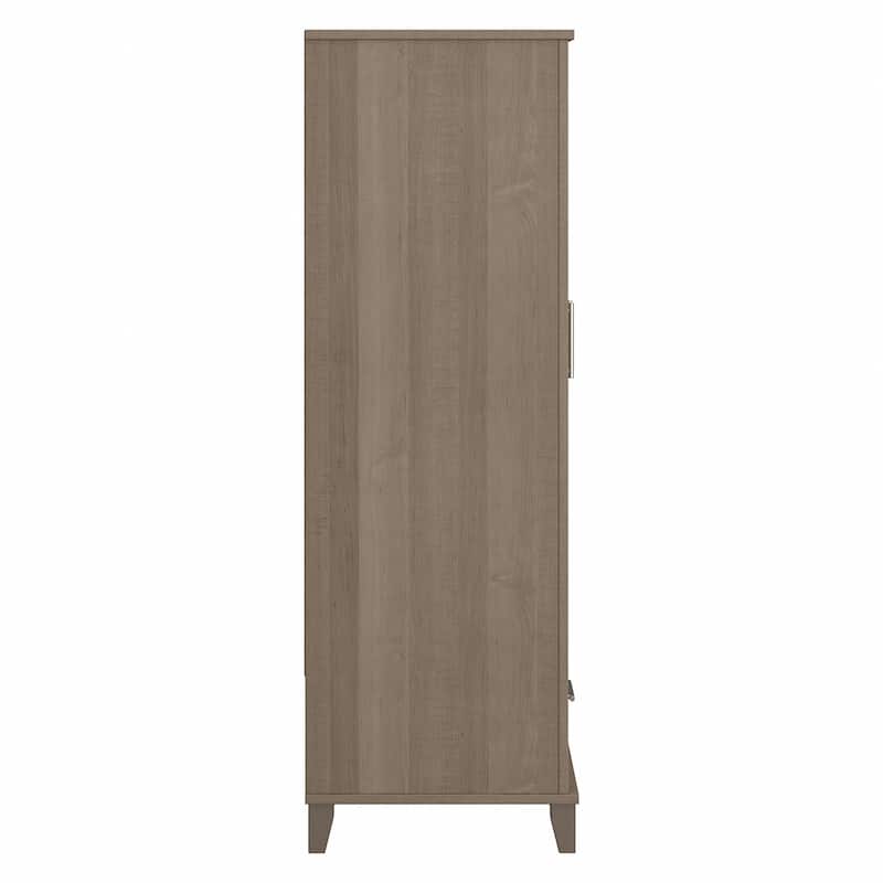 Somerset Tall Entryway Cabinet with Doors and Drawer by Bush Furniture