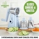preview thumbnail 6 of 5, NutriSlicer Vegetable Slicer Cheese Grater Potato Slicer Salad Chopper with Suction Base