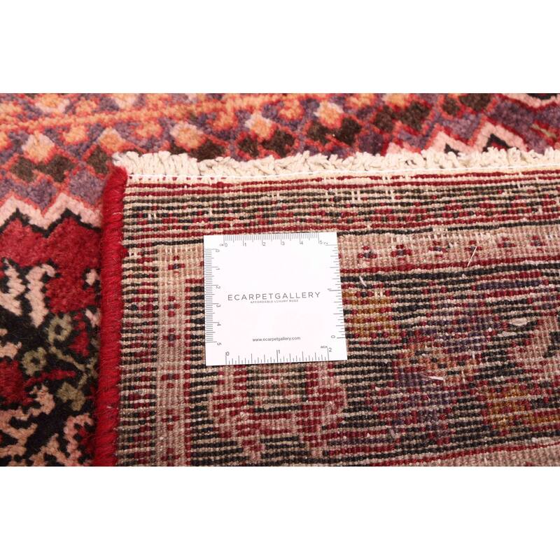 ECARPETGALLERY Hand-knotted Andelz Dark Red Wool Rug - 4'4 x 7'0