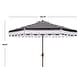preview thumbnail 3 of 3, SAFAVIEH Maui 9ft Round Outdoor Patio Umbrella - UV Resistant with Crank & Button Tilt