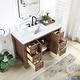 preview thumbnail 15 of 82, Javier Bath Vanity with Composite Stone Top without Mirror