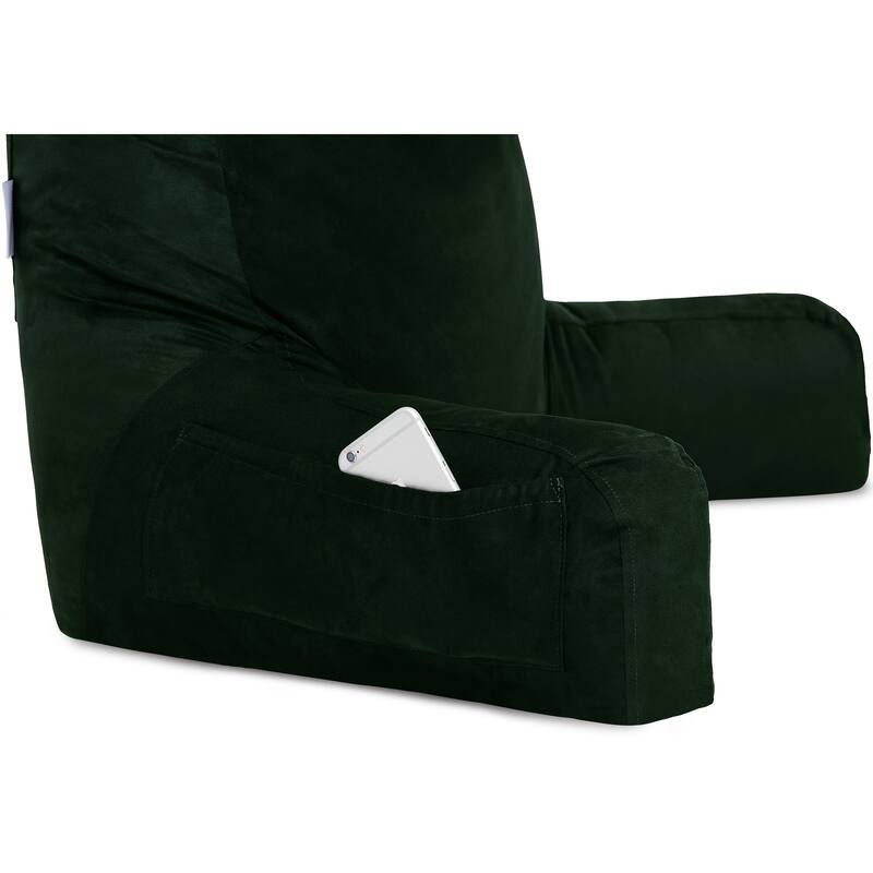Husband Bedrest Micro-Suede Reading Pillow