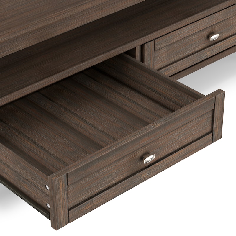 WYNDENHALL Norfolk Wood Transitional Coffee Table - 48 Inches wide