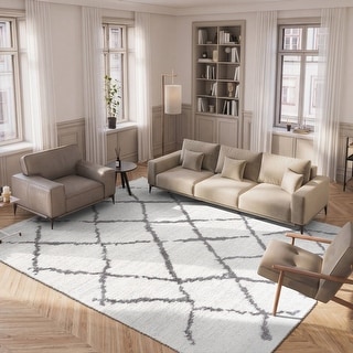 SAFAVIEH Berber Shag Hessie Moroccan Rug