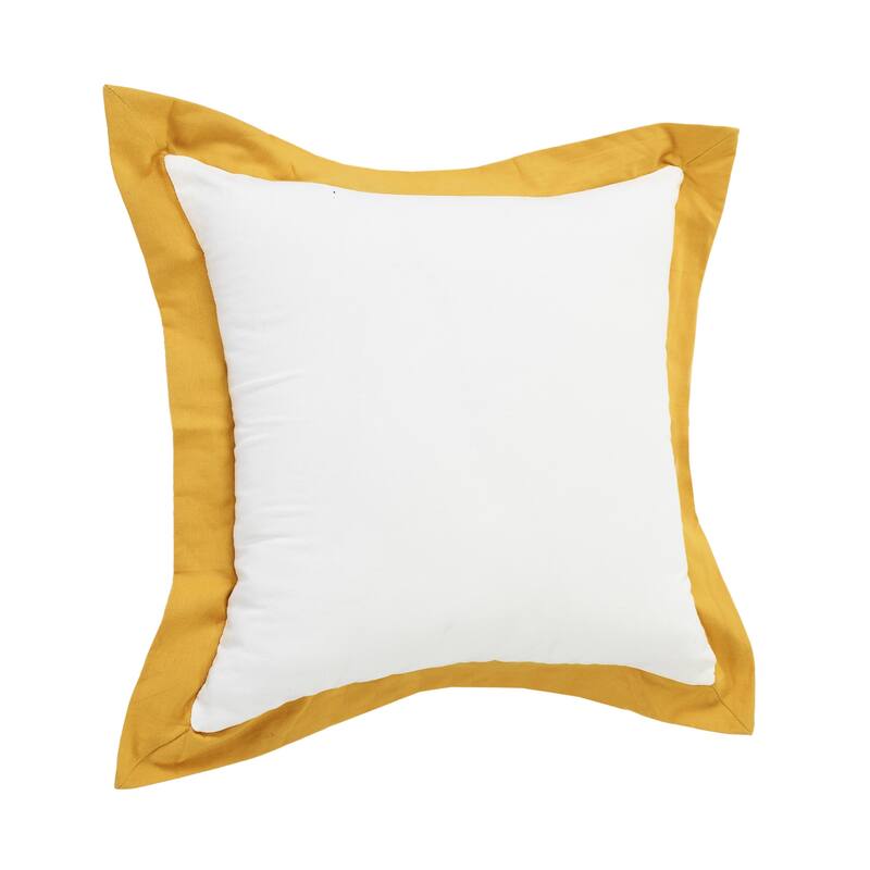 Sevita Golden Empire Bordered Throw Pillow
