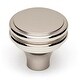 preview thumbnail 3 of 5, Alno Knobs 1-1/4 Inch Mushroom Cabinet Knob Polished Nickel