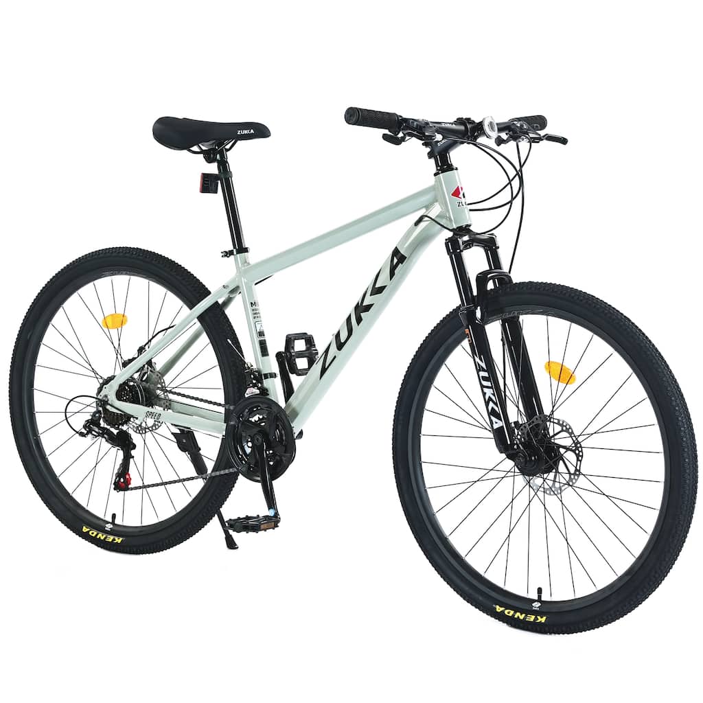 Unisex Mountain Bike - Front Suspension, Aluminum Alloy Frame, Multiple Speeds - 27.5
