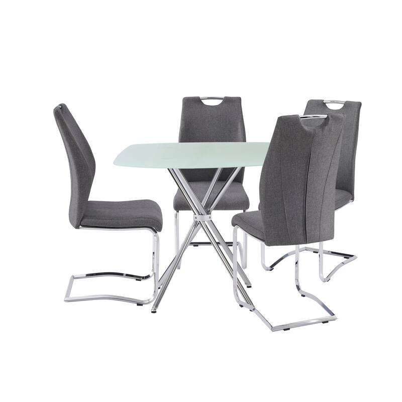 Contemporary Elegance Dining ,Set Comfortable Chair with Durable Construction