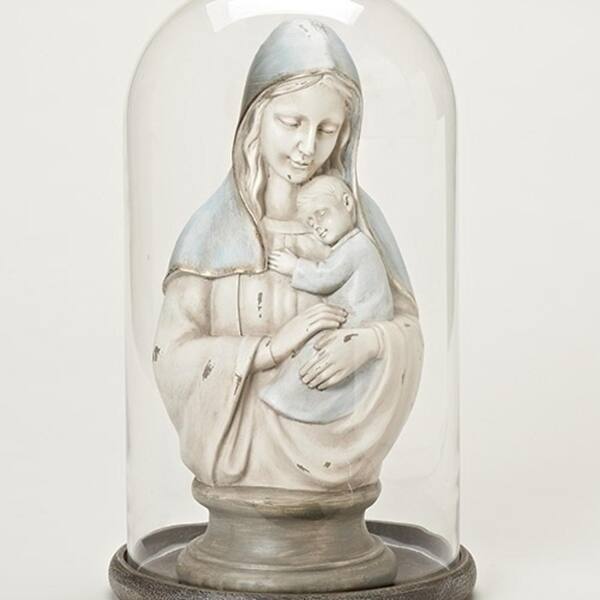 Shop 15 5 Gold Off White And Blue Madonna With Child Religious