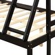 preview thumbnail 25 of 25, Twin over Full Solid Pine Wood Bunk bed with Full-length Guardrail,Clean Silhouette and A Hue of Elegance