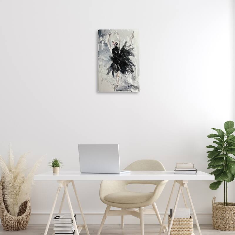 Stupell Graceful Dancer Abstract Canvas Wall Art Design By Lucille Lee