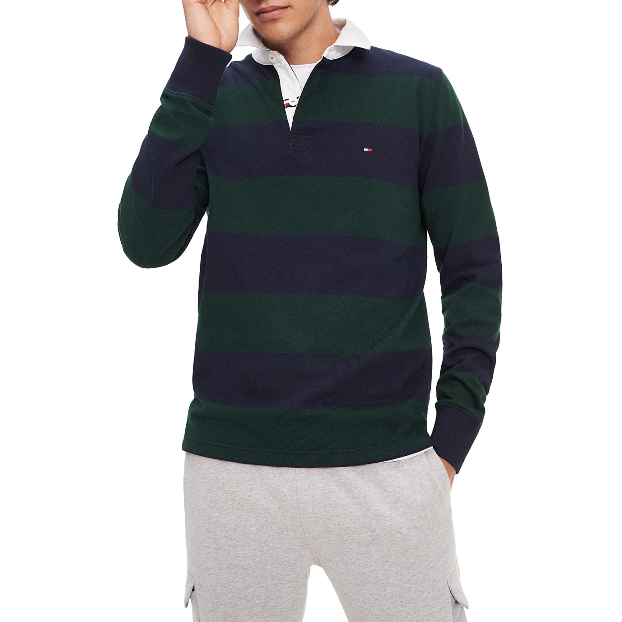 tommy hilfiger rugby jumper mens