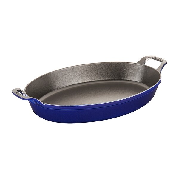 Staub Cast Iron Oval Baking Dish. Opens flyout.