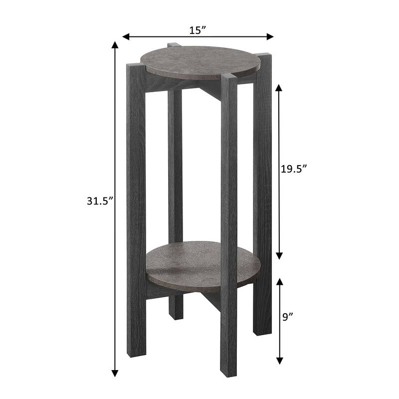 Convenience Concepts Newport Deluxe 2 Tier Plant Stand