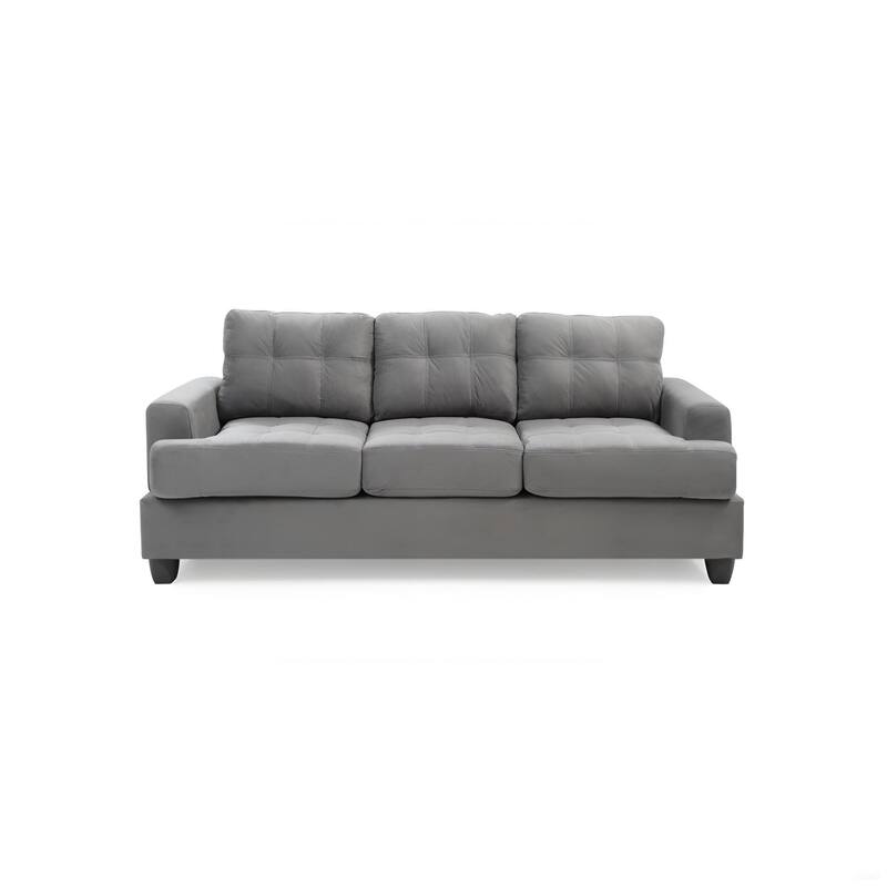 G513A-S Gray Microfiber Sofa
