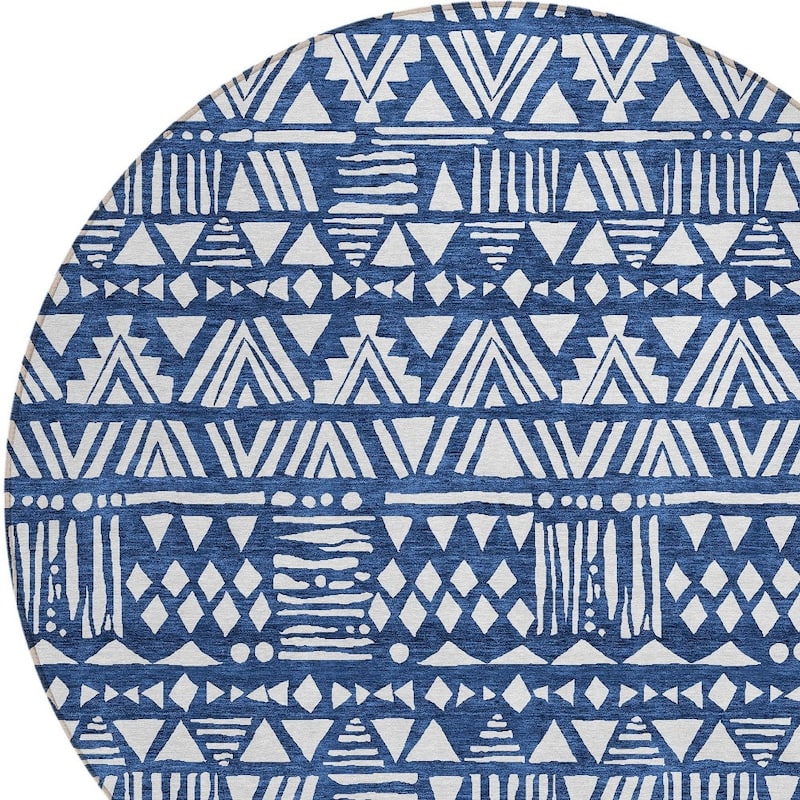 HomeRoots Southwestern Transitional Rectangle Outdoor Rug