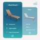 preview thumbnail 53 of 52, Pellebant Outdoor Lounge Chair Aluminum Adjustable Backrest with Side Table