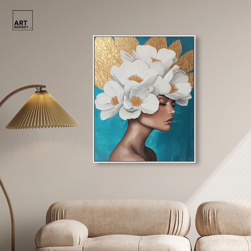 Floral Goddess I Canvas by Art Remedy