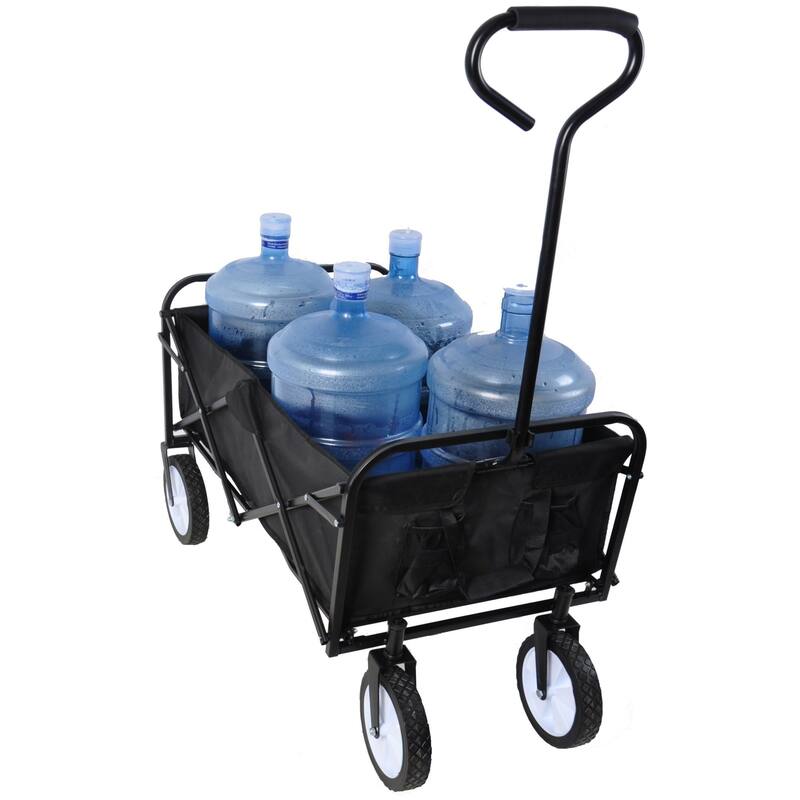 Multifunctional Folding Cart with 360° Rotating Wheels