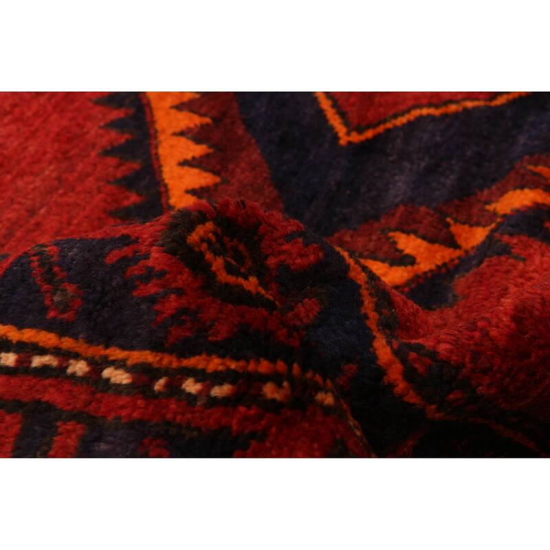 ECARPETGALLERY Hand-knotted Anadol Red Wool Rug - 4'5 x 9'1