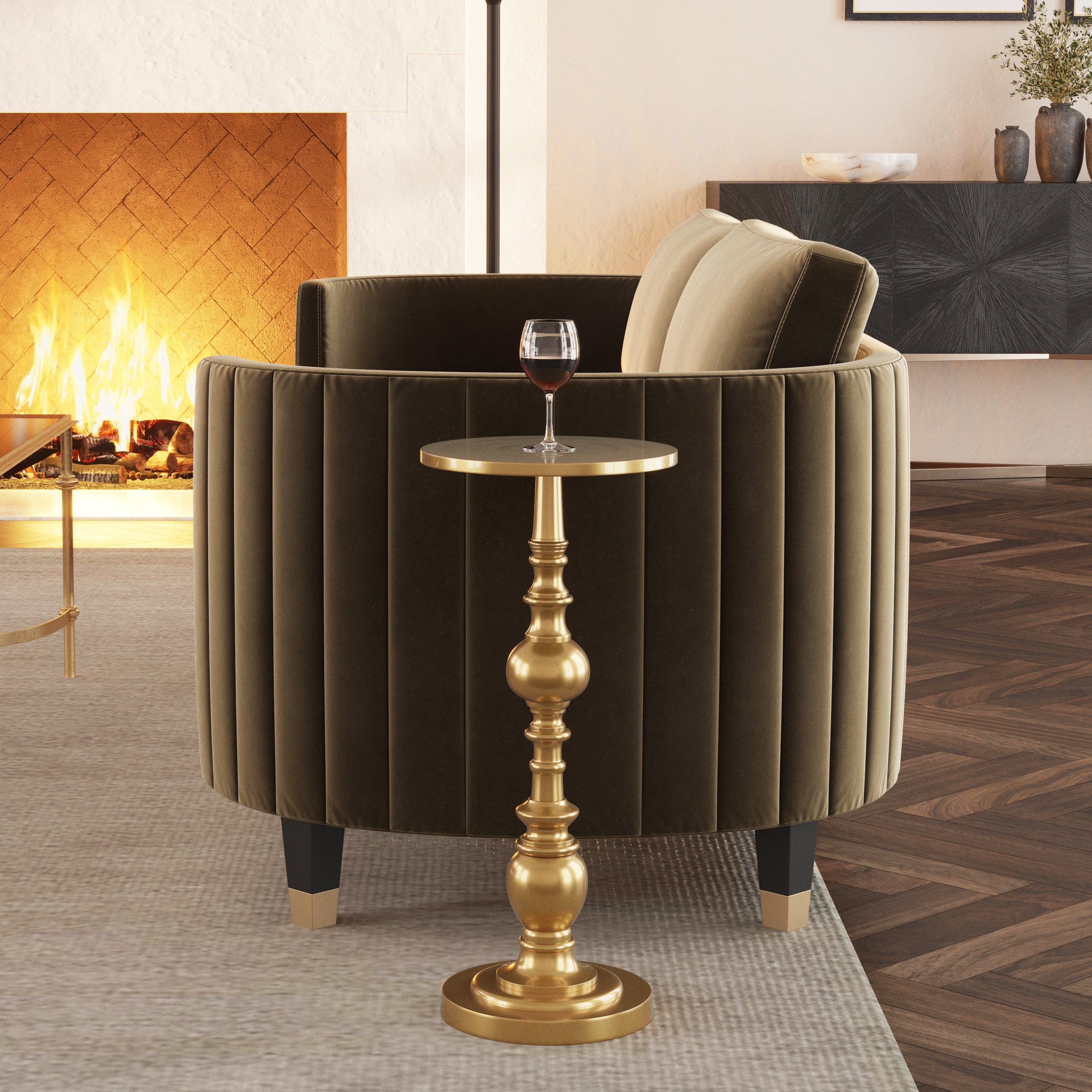 Darien Pedestal End Table