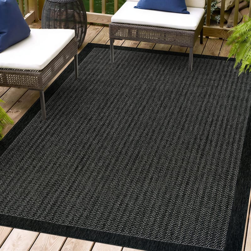 Marbella Contemporary Boho Indoor/Outdoor Area Rug - 4' X 6' - Multi