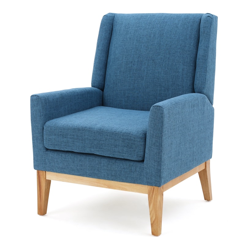 Blue 27.5" Upholstered Accent Chair