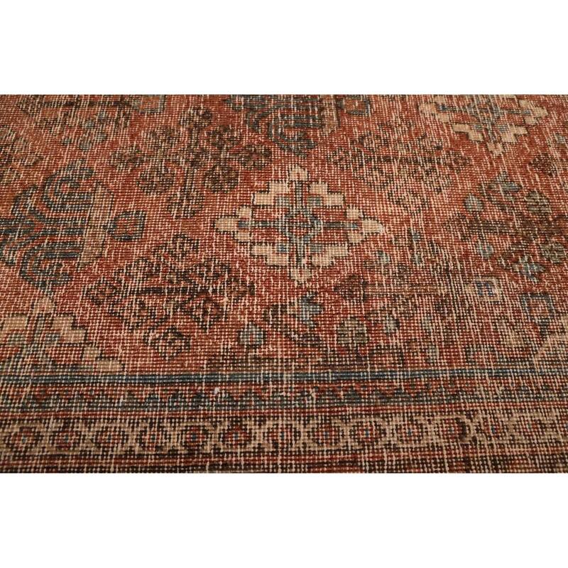 ECARPETGALLERY Hand-knotted Antalya Vintage Copper Wool Rug - 7'0 x 10'1
