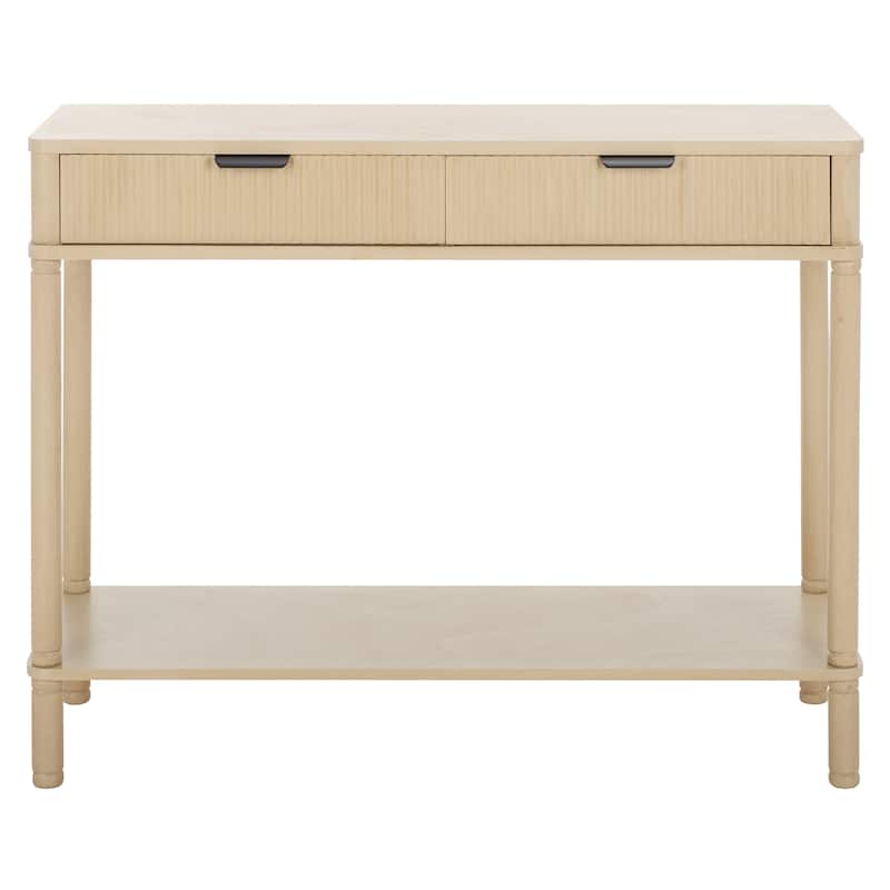 SAFAVIEH Thurston 2-Drawer Console Table - 35"W x 12"D x 28"H