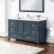preview thumbnail 1 of 11, Altair Isla 60" Bathroom Vanity in Classic Blue with Countertop,no Mirror - 60 in.